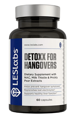 Hangover cure supplement detoxx